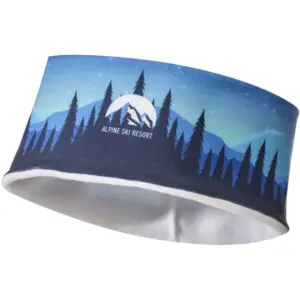 Emma Sublimation-Stirnband aus RPET mit Fleece