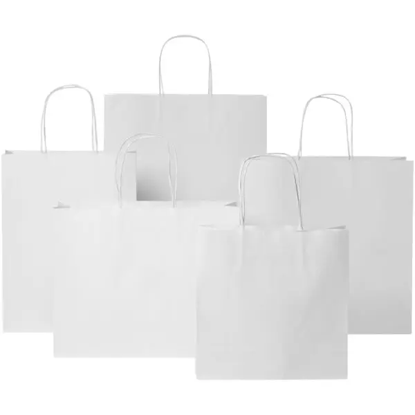 Kraftpapiertasche 120 g/m² mit gedrehten Griffen – mittel