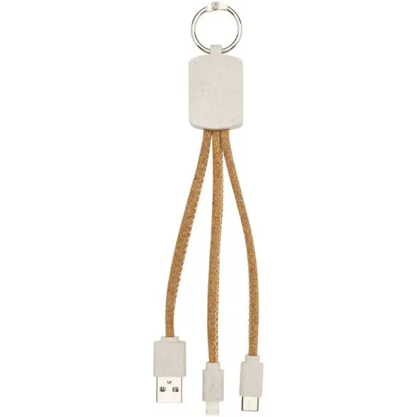 Bates Weizenstroh und Kork 3-in-1 Ladekabel – Bild 6