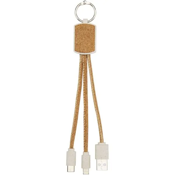 Bates Weizenstroh und Kork 3-in-1 Ladekabel – Bild 5