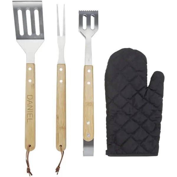 Gril 5-teiliges Grillset und Handschuh