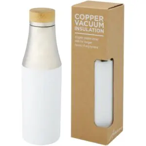 Isolierflasche Hulan 540 ml Kupfer-Vakuum mit Bambusdeckel