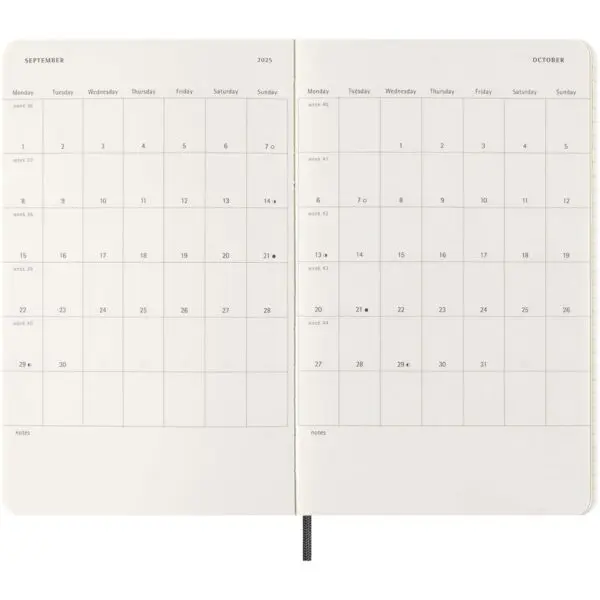 Moleskine 100 % VEGEA®. Boa Softcover 12 Monate Wochenkalender L