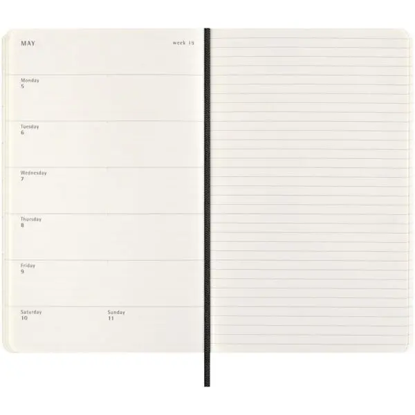 Moleskine 100 % VEGEA®. Boa Softcover 12 Monate Wochenkalender L