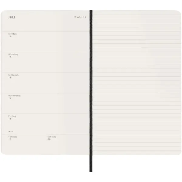 Moleskine Softcover 12 Monate Wochenkalender L – Deutsch