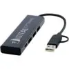 Rise USB 2.0 Hub aus recyceltem RCS Aluminium