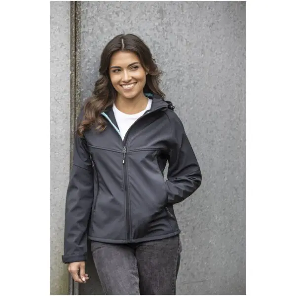 Softshelljacke Coltan aus recyceltem Material für Damen