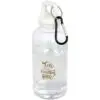 Trinkflasche Oregon 400 ml RCS-zertifizierte aus recyceltem Kunststoff mit Karabiner