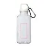 Trinkflasche Oregon 400 ml RCS-zertifizierte aus recyceltem Kunststoff mit Karabiner