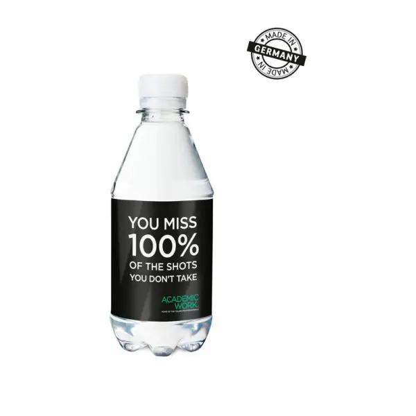 330 ml PromoWater – Mineralwasser, still, Hergestellt in Deutschland