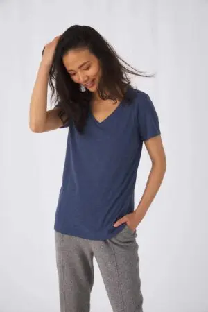 B&C TriBlend V-neck TEE / Woman