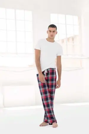 Skinni Fit Men's tartan lounge trousers