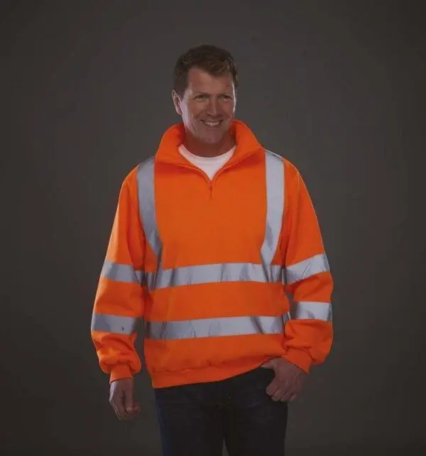 Yoko Hi-Vis 1/4 Zip Sweatshirt