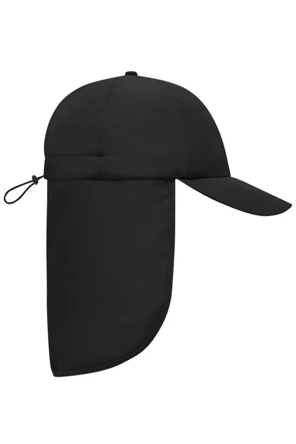 Cap 6 Panel with Neck Guard