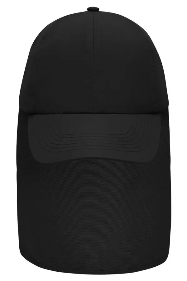 Cap 6 Panel with Neck Guard