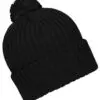 Knitted Cap with Pompon