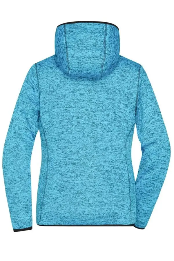 Ladies' Knitted Fleece Hoody