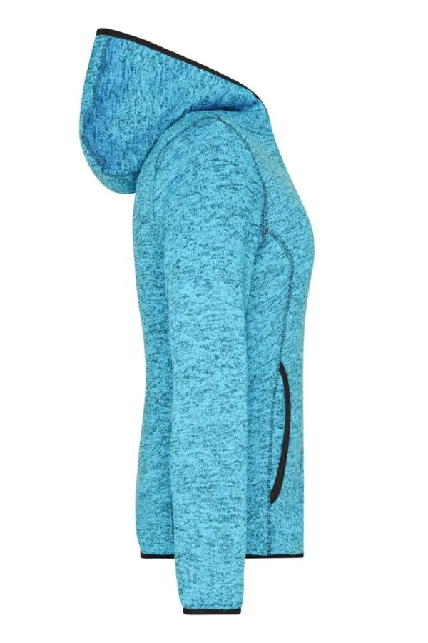 Ladies' Knitted Fleece Hoody