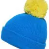 Pompon Hat with Brim