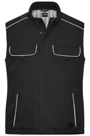 Workwear Softshell Padded Vest - SOLID