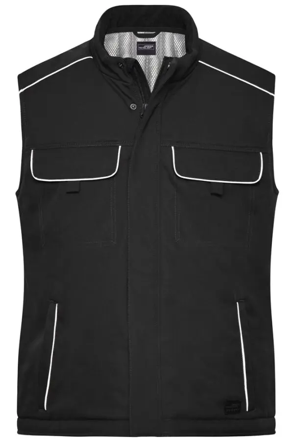 Workwear Softshell Padded Vest - SOLID