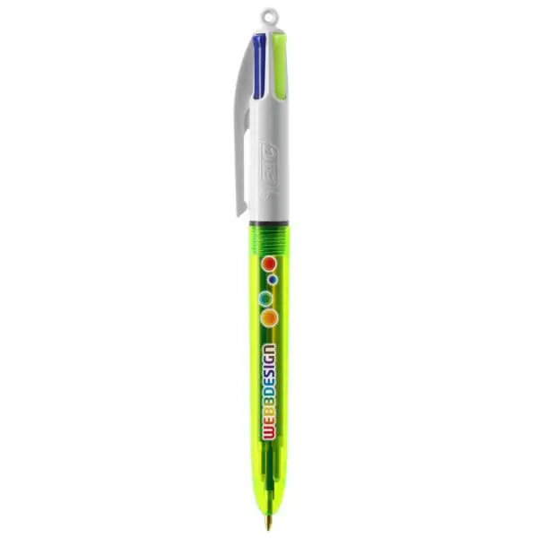 BIC® 4 Colours Fluo Kugelschreiber