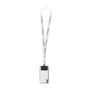 Lanyard Sublimation RPET 2 cm mit Patch Schlüsselband