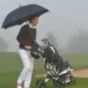 Golfschirm aus Pongee mit Windfang