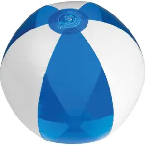 Strandball bicolour farbig/transparent