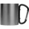 Tasse aus Metall mit Karabinerhaken, 200ml