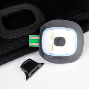 BEANIE DUOLIGHT RECHARGEABLE BLACK HUOMIO