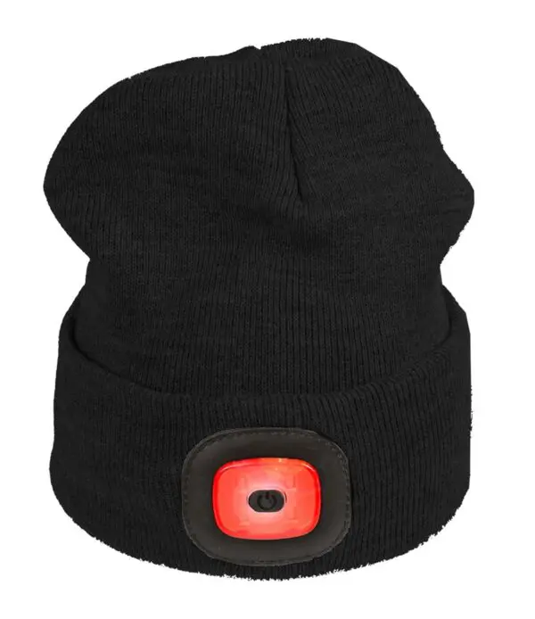 BEANIE DUOLIGHT RECHARGEABLE BLACK HUOMIO