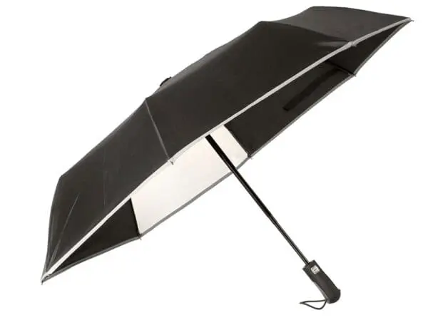 UMBRELLA BREST WINDOW 21″ RPET BLACK HUOMIO