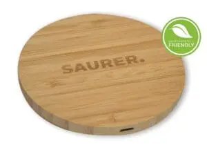 Induktions-Schnellladegerät "Wireless Charger WOOD"