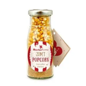 DIY Flasche Zimt Popcorn