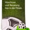 Naschtasche Essbarer Fußballrasen