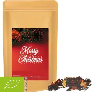 Schwarztee, Bio Weihnachts ca. 55g, Standbeutel Midi