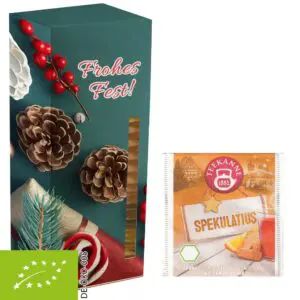 Teetower Beuteltee Bio Spekulatius, 24 Stück, 54g, Faltschachtel