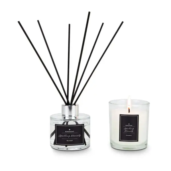 Aromakerze ROMOSCENT® Aroma-Set Sparkling Moments, Raumduft &