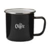 Tasse Retro Silver Emaille 350 ml