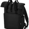 BagBase - Recycled Twin Handle Roll-Top Laptop Backpack