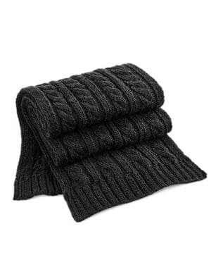 Beechfield - Cable Knit Melange Scarf