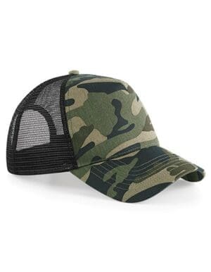 Beechfield - Camo Snapback Trucker