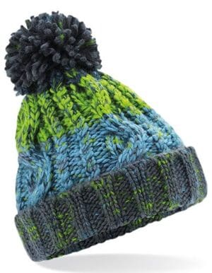 Beechfield - Junior Corkscrew Pom Pom Beanie