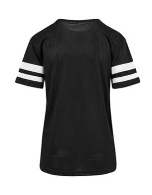 Build Your Brand - Ladies´ Mesh Stripe Tee