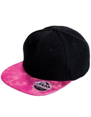 Cap Result Headwear - Bronx Flat Glitter Peak Snapback