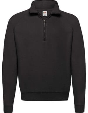 Fruit of the Loom - Classic Zip Neck Sweat