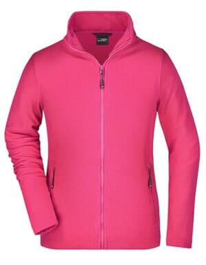 Jacket James&Nicholson - Ladies´ Basic Fleece