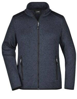 Jacket James&Nicholson - Ladies´ Knitted Fleece