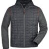 Jacket James&Nicholson - Men´s Knitted Hybrid